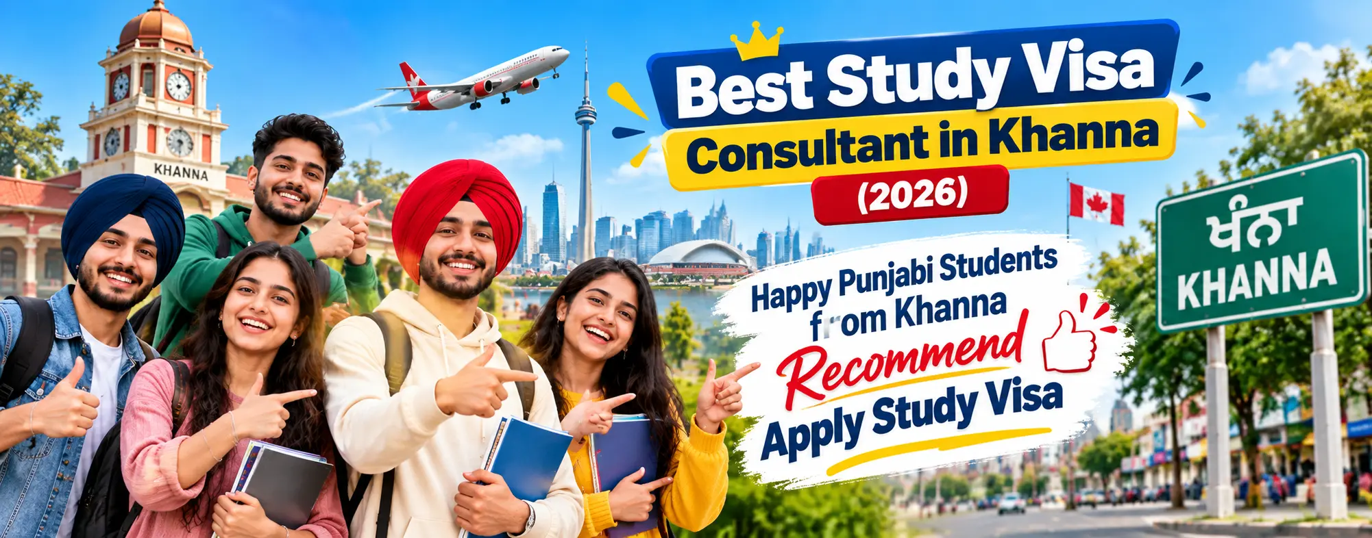Best Study Visa Consultant in Khanna (2026) | Apply Study Visa