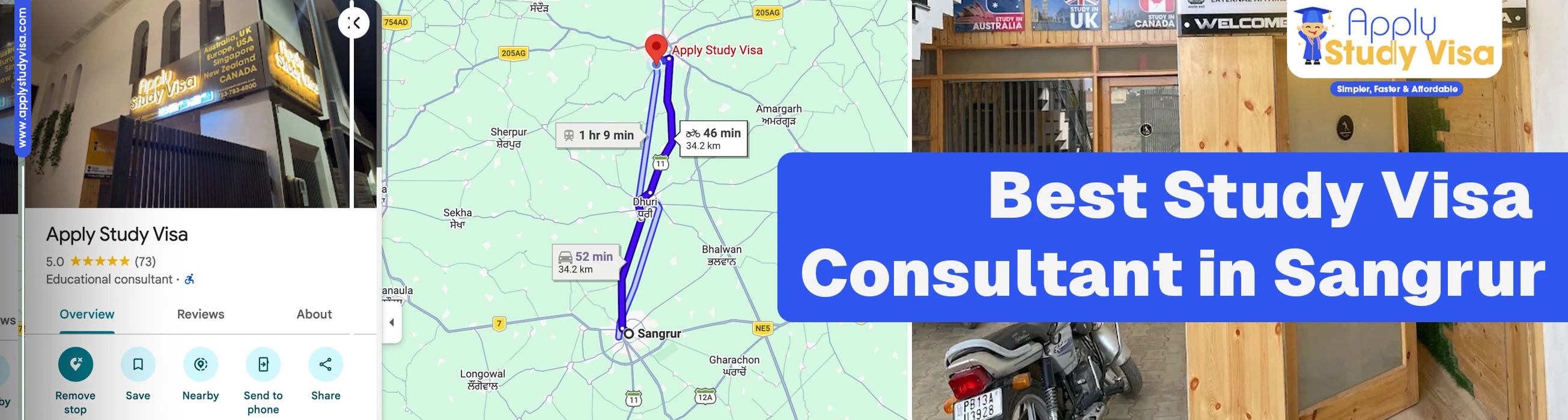 Best Study Visa Consultant in Sangrur 2026 | Canada, UK, Australia and USA Visa Experts