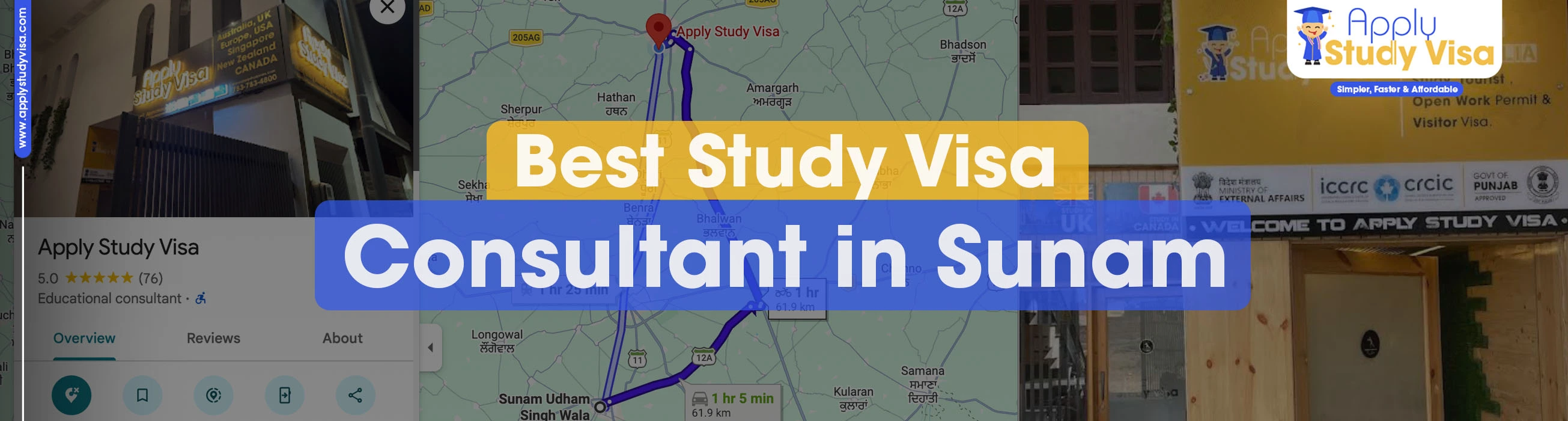 Study Visa Consultant in Sunam 2026 | Canada, UK, USA Visa