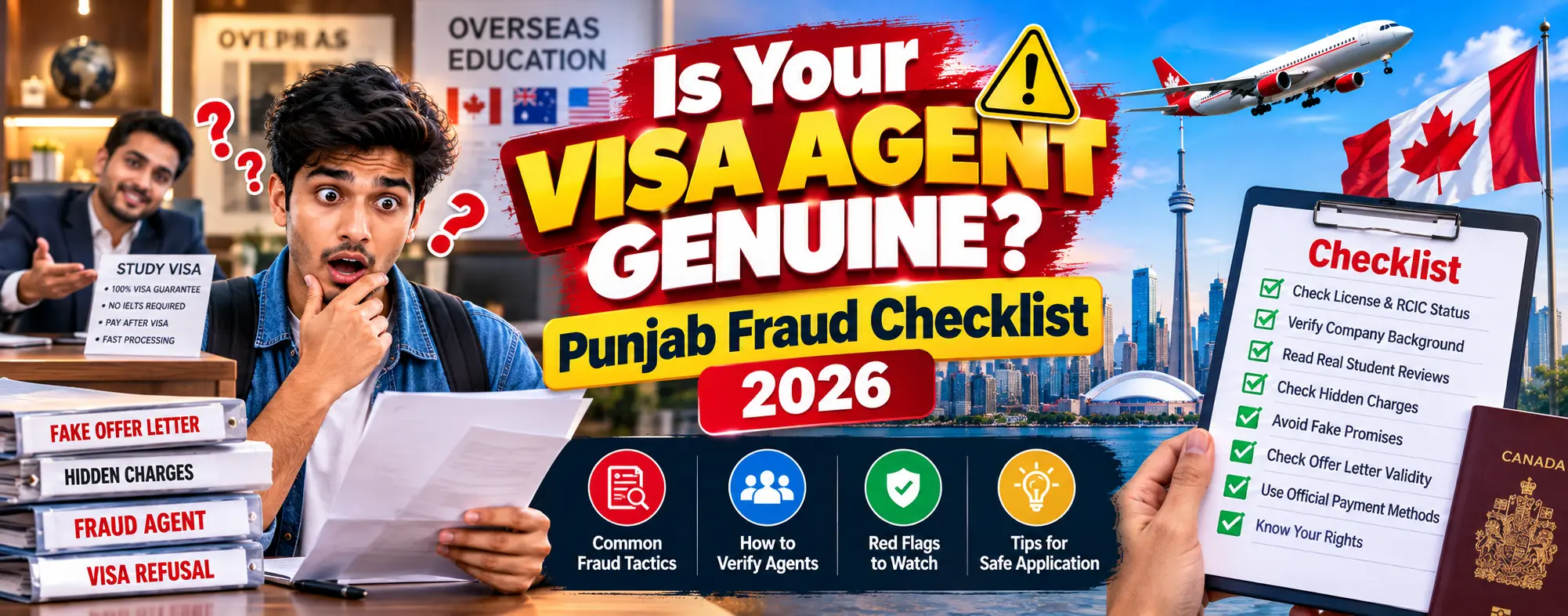 Is Your Visa Agent Genuine? Punjab Fraud Checklist 2026