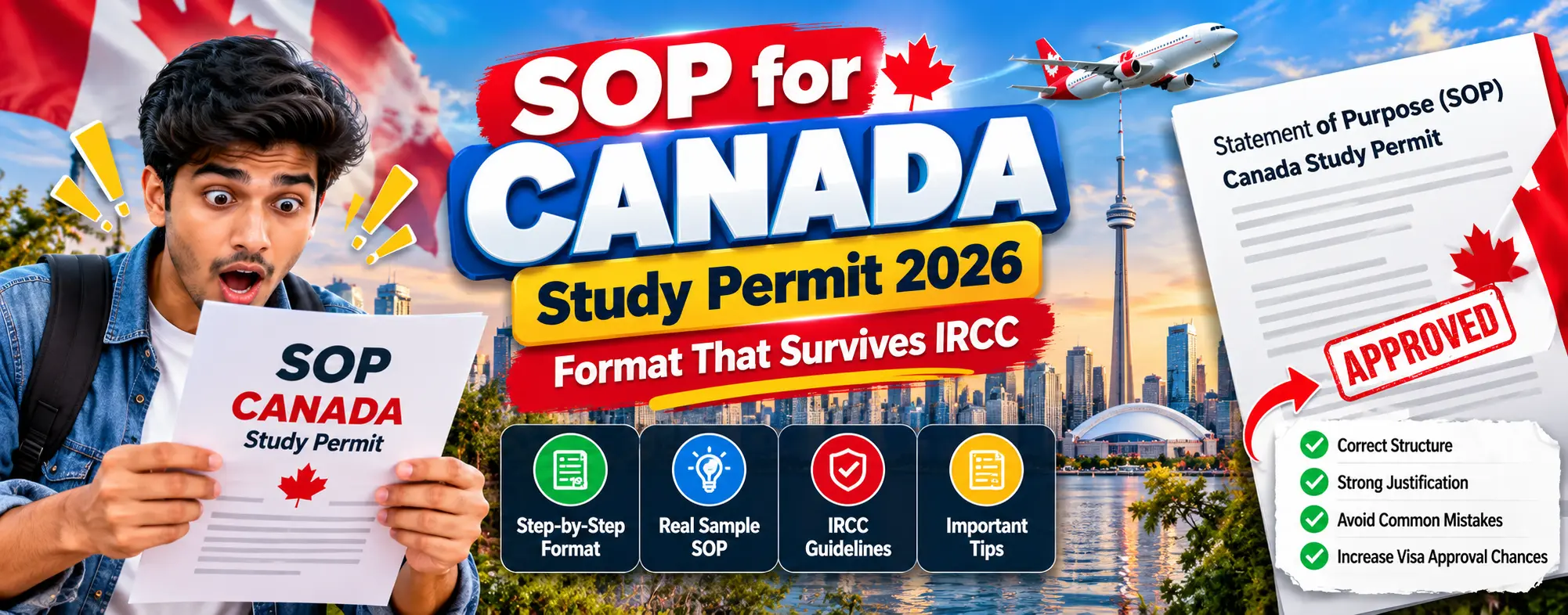 SOP for Canada Study Permit 2026: Format That Survives IRCC