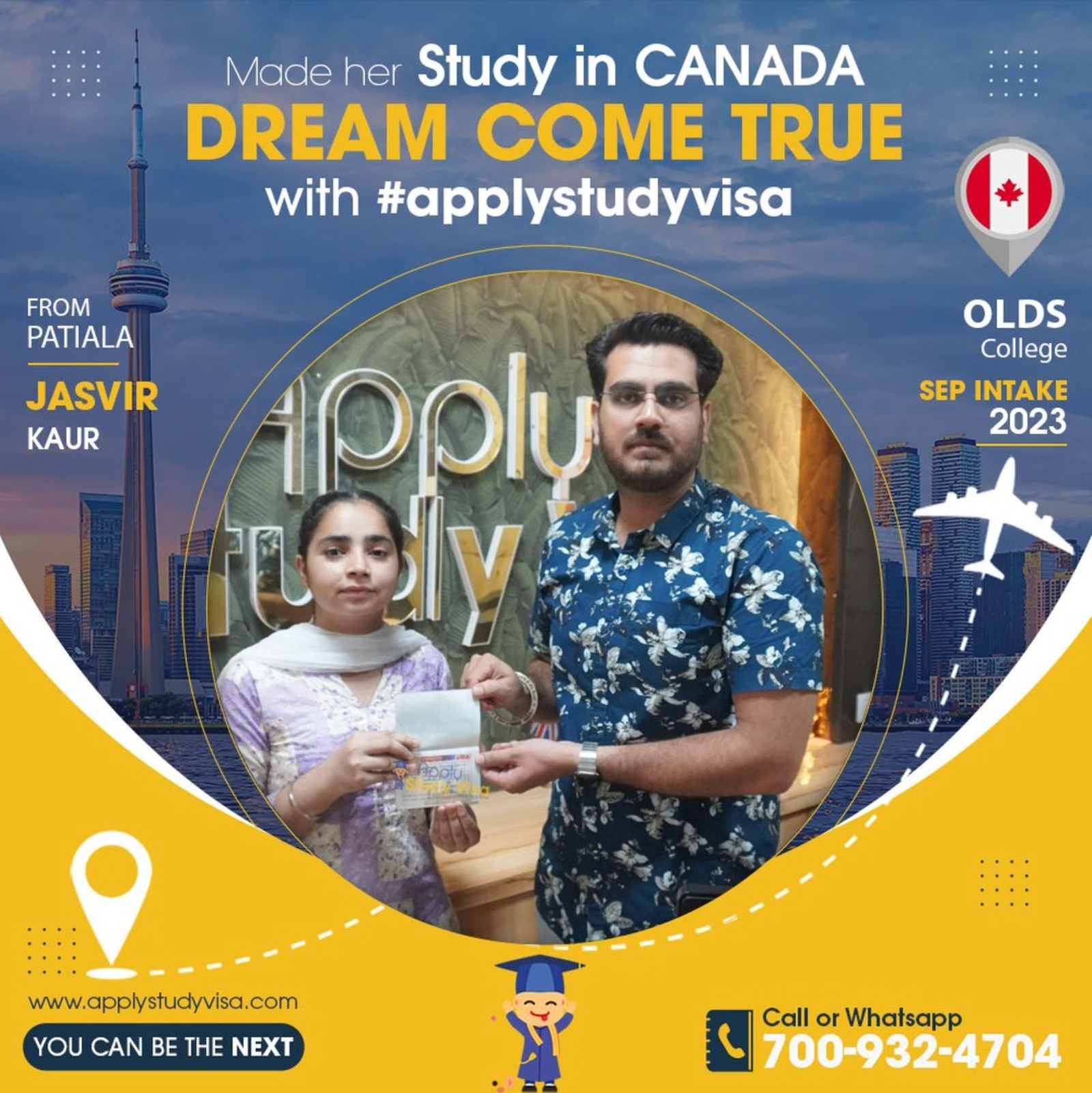 Jasvir Kaur — visa approved